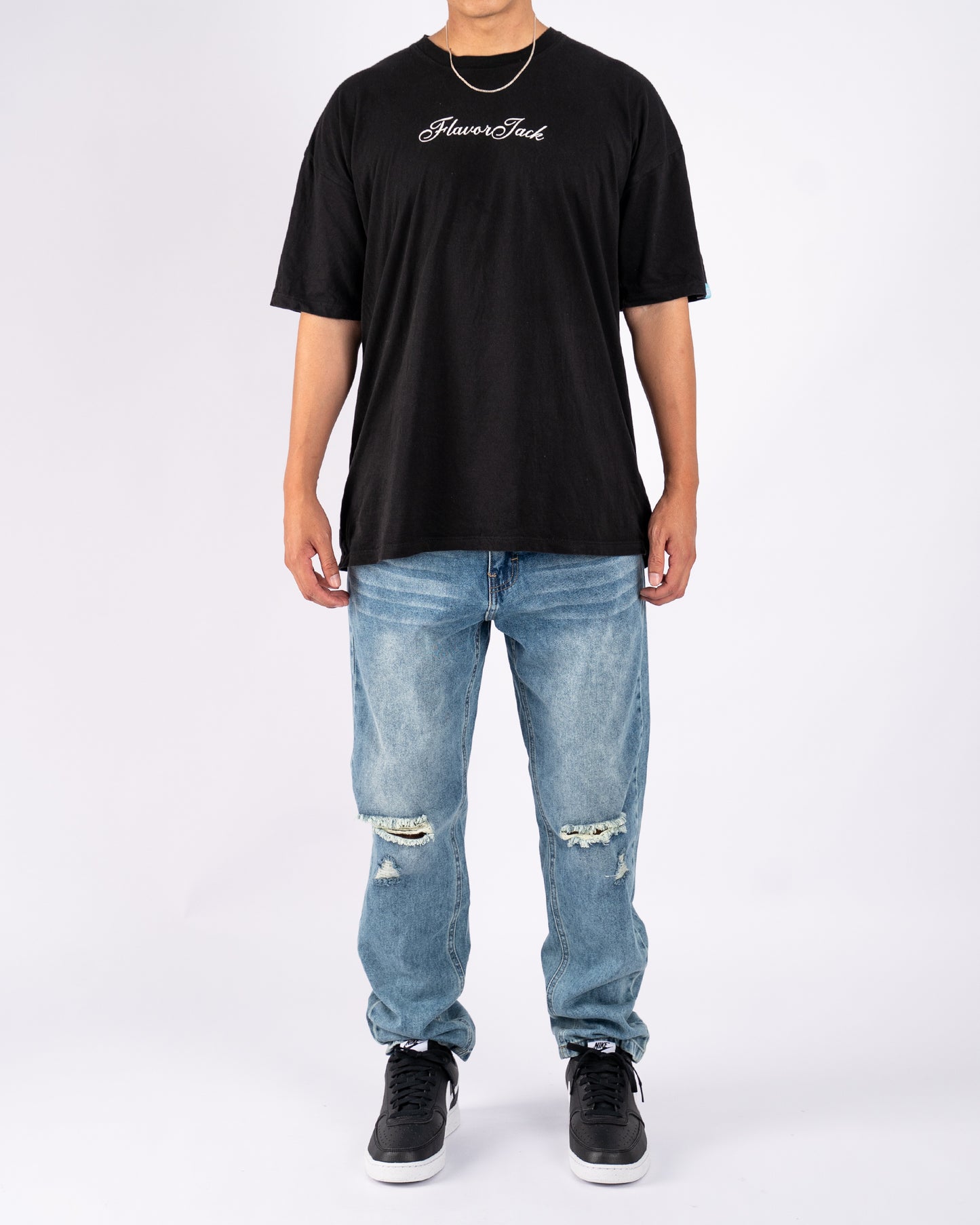 FJ Denim Ripped Jeans Korn