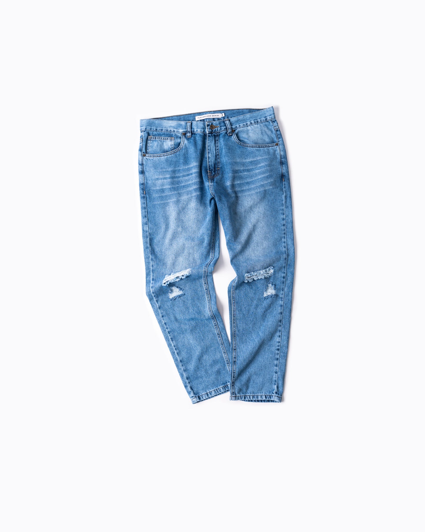 FJ Denim Ripped Jeans Light Blue