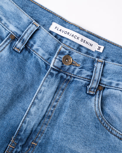 FJ Denim Ripped Jeans Light Blue