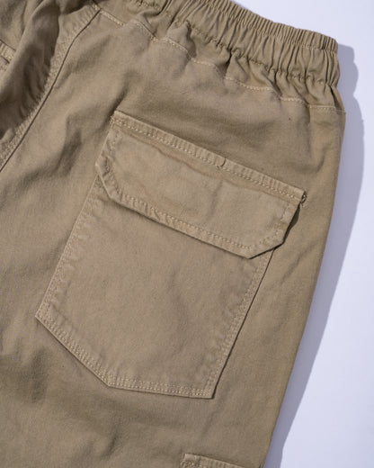 Neo Skin Premium Drill Cargo Pant Beige