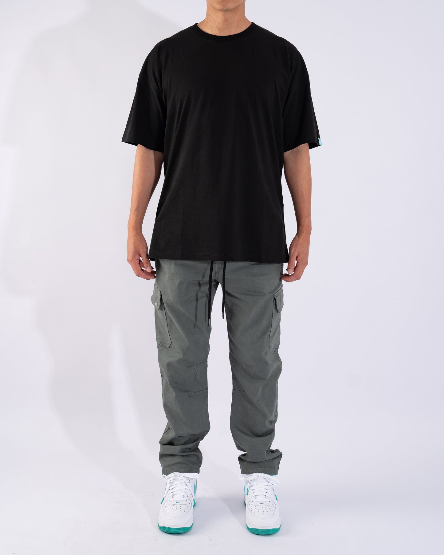 Neo Skin Premium Drill Cargo Pant Verde Stone