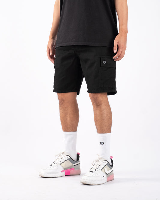 Relax Cargo Shorts Negro