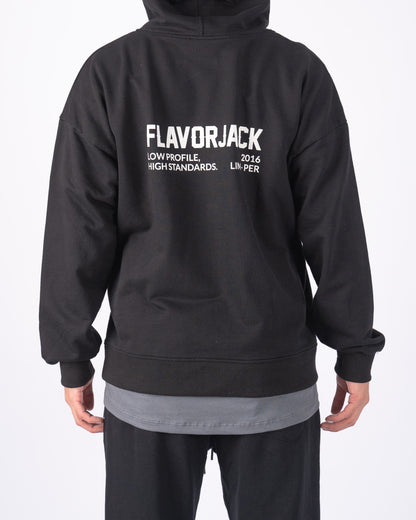 FJ 16 Zipped Hoodie Negro