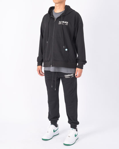 FJ 16 Zipped Hoodie Negro