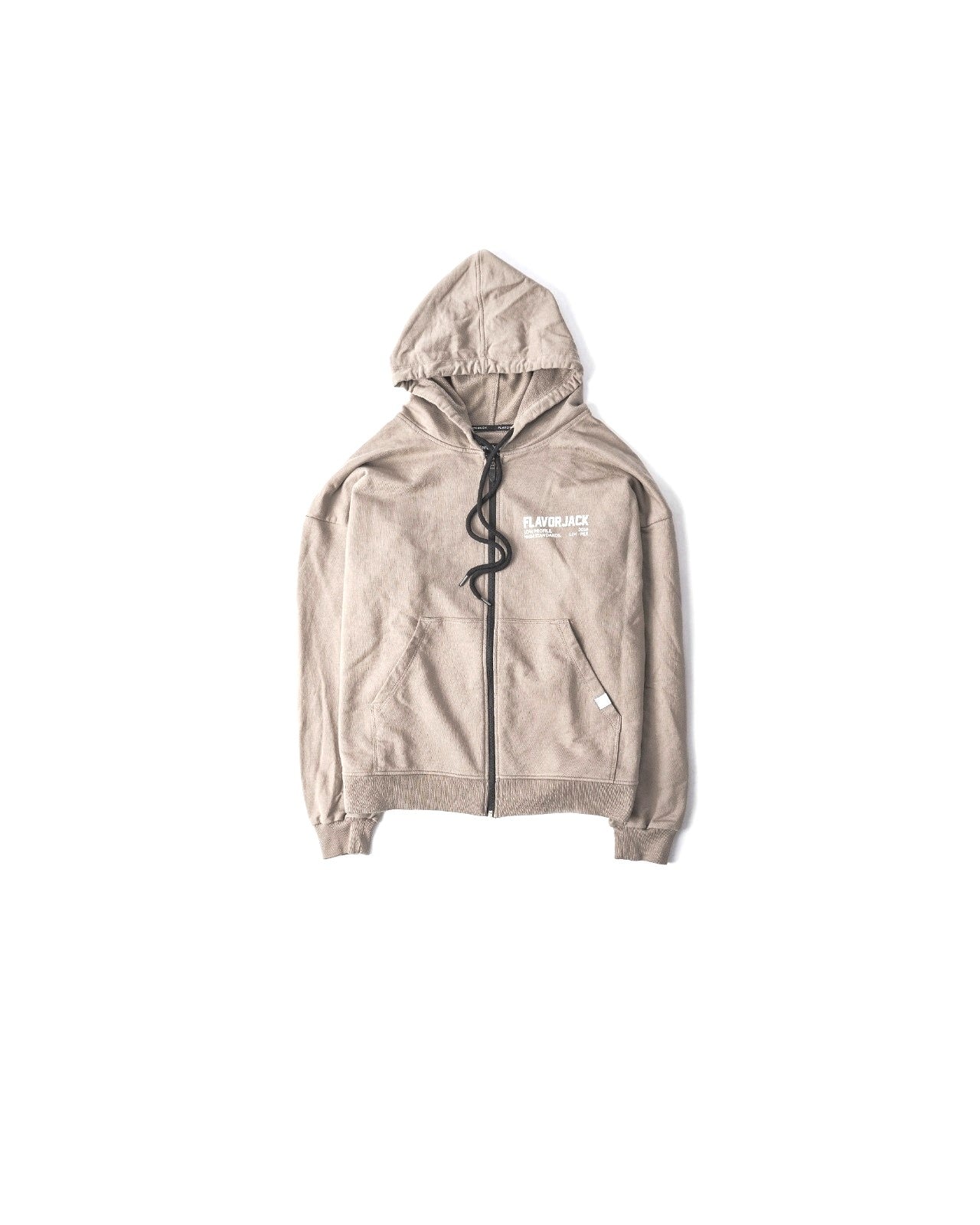 FJ 16 Zipped Hoodie Taupe