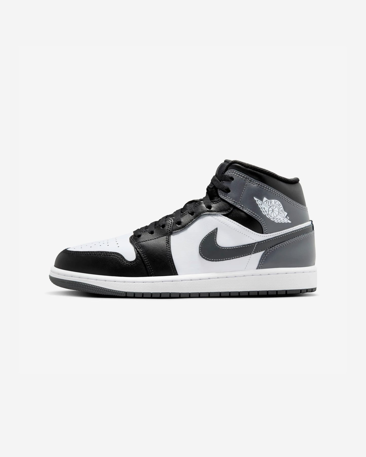 Air Jordan 1 Mid Negro Plomo