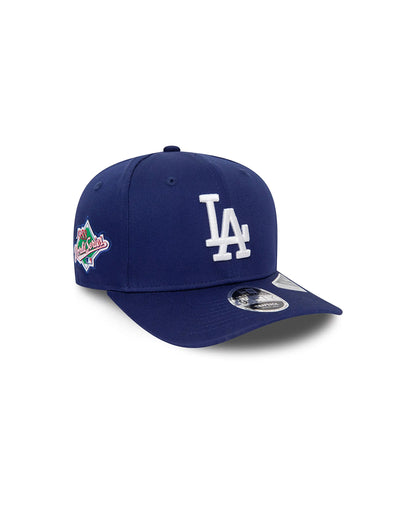 9FIFTY STRETCH WS Dodgers Snapback Hat Azul Blanco