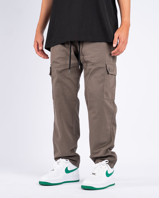 Neo Relax Premium Drill Cargo Pant Stone