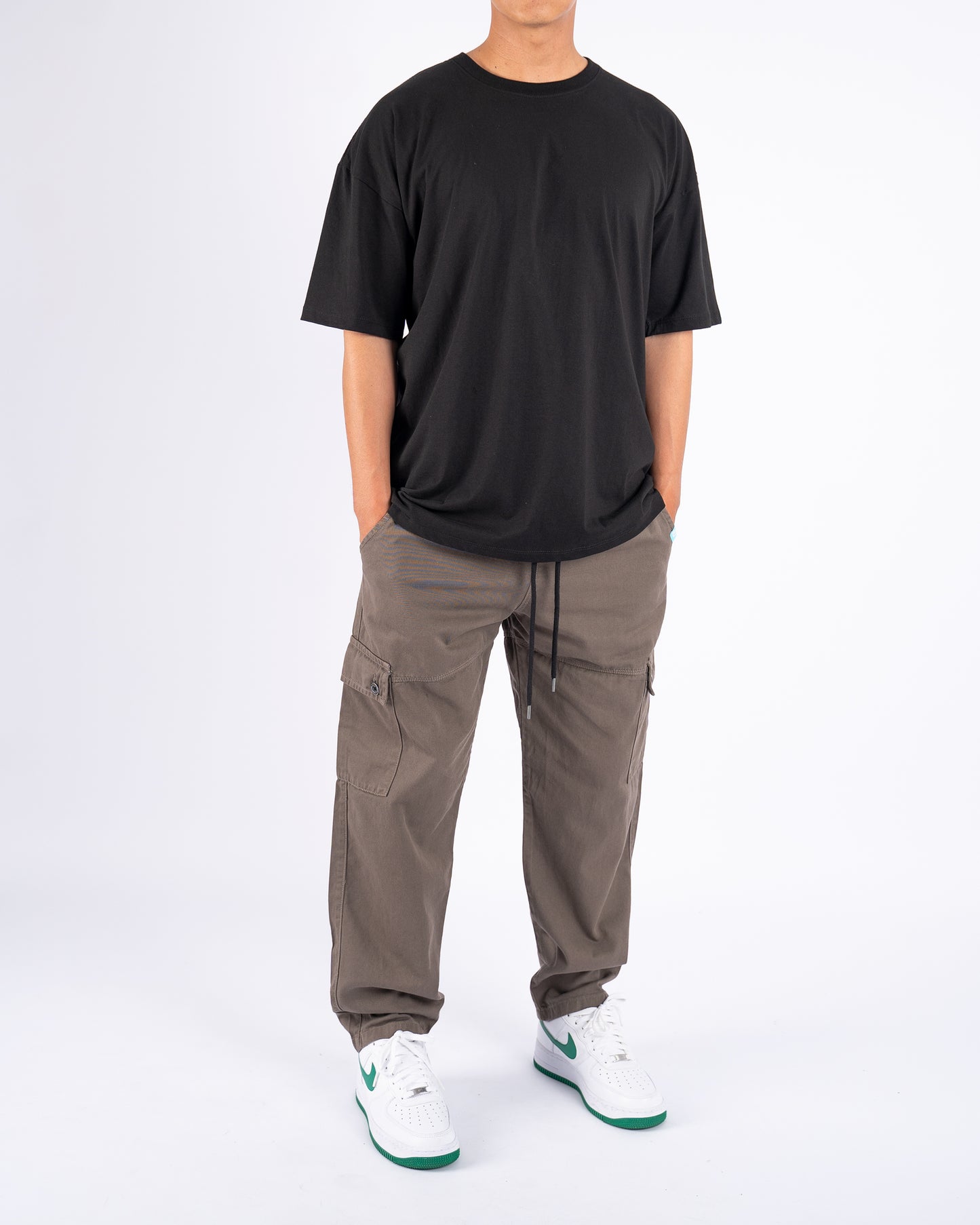 Neo Relax Premium Drill Cargo Pant Stone