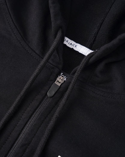 FJ 16 Zipped Hoodie Negro