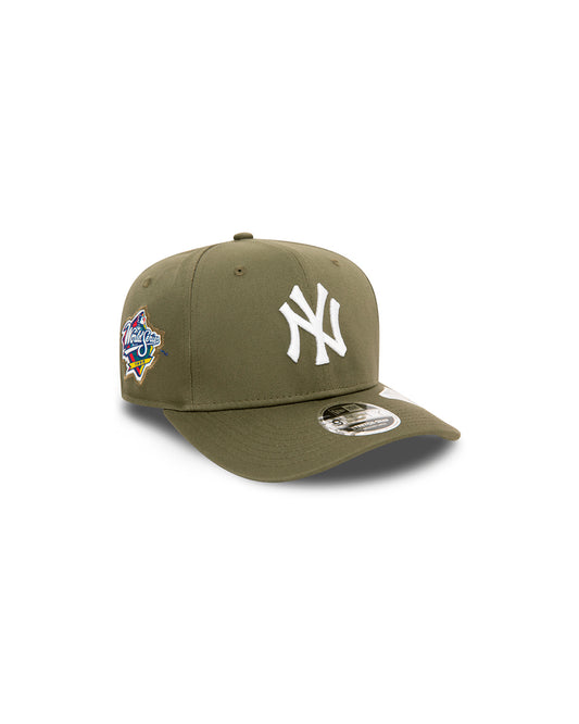 9FIFTY STRETCH WS Yankees Snapback Hat Verde Blanco