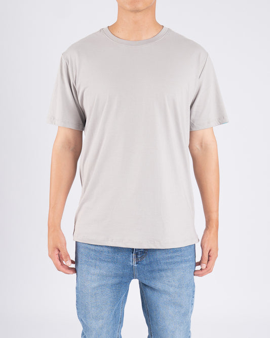 Basic Regular Fit Tee Gris Claro