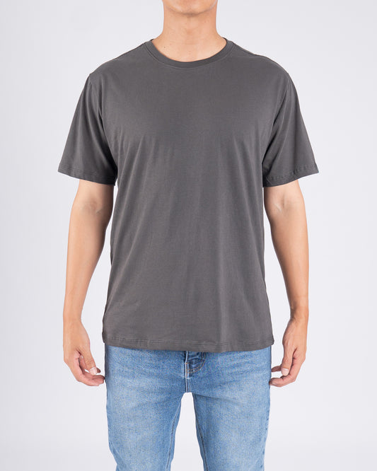 Basic Regular Fit Tee Gris Grafito