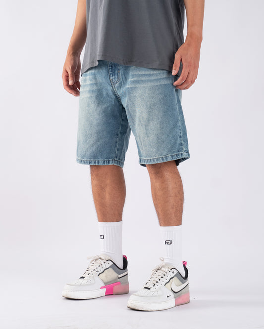 FJ Denim Relax Shorts Korn Blue