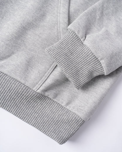 Script Oversize Hoodie Gris