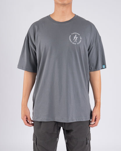 Signature Oversize Tee Plomo