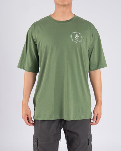 Signature Oversize Tee Verde