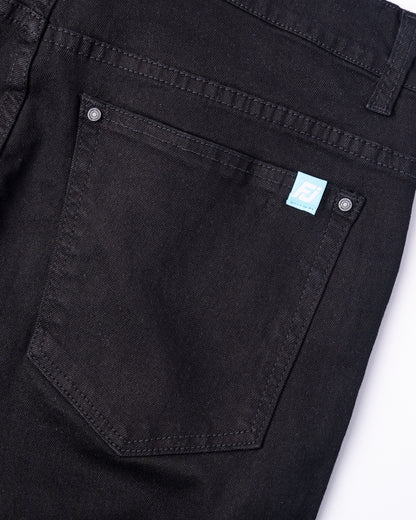 FJ Denim Jeans Total Black Slim