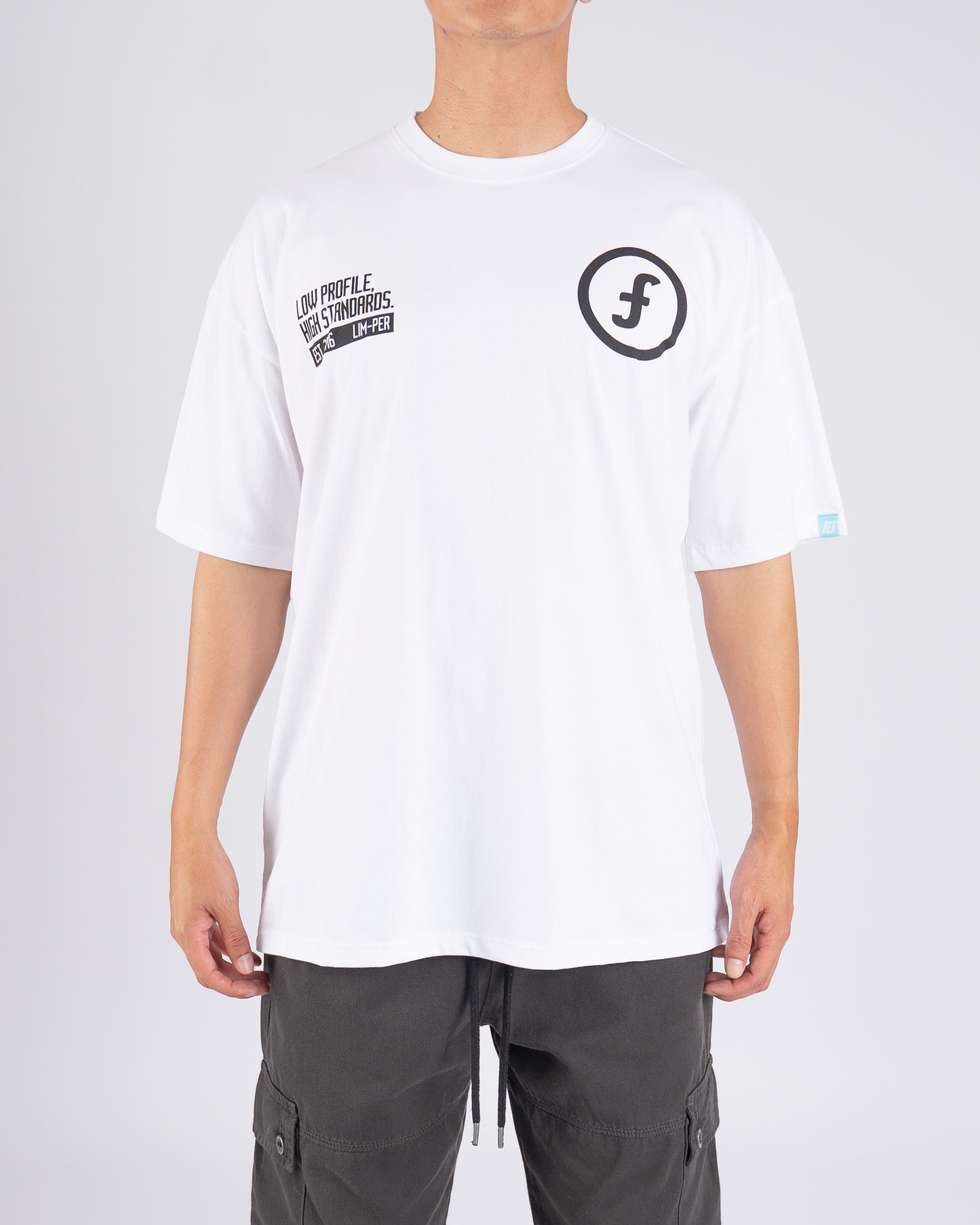 Stamp Oversize Tee Blanco