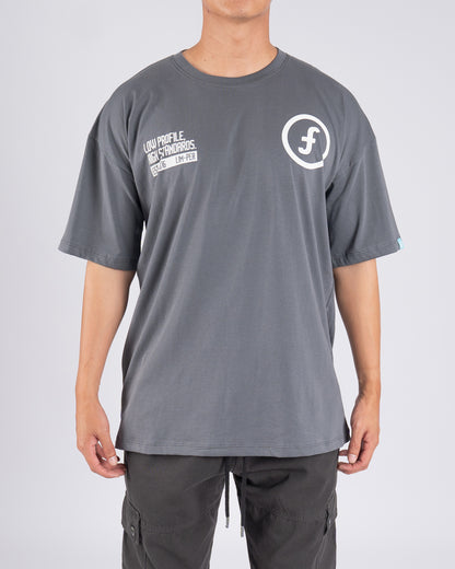 Stamp Oversize Tee Gris