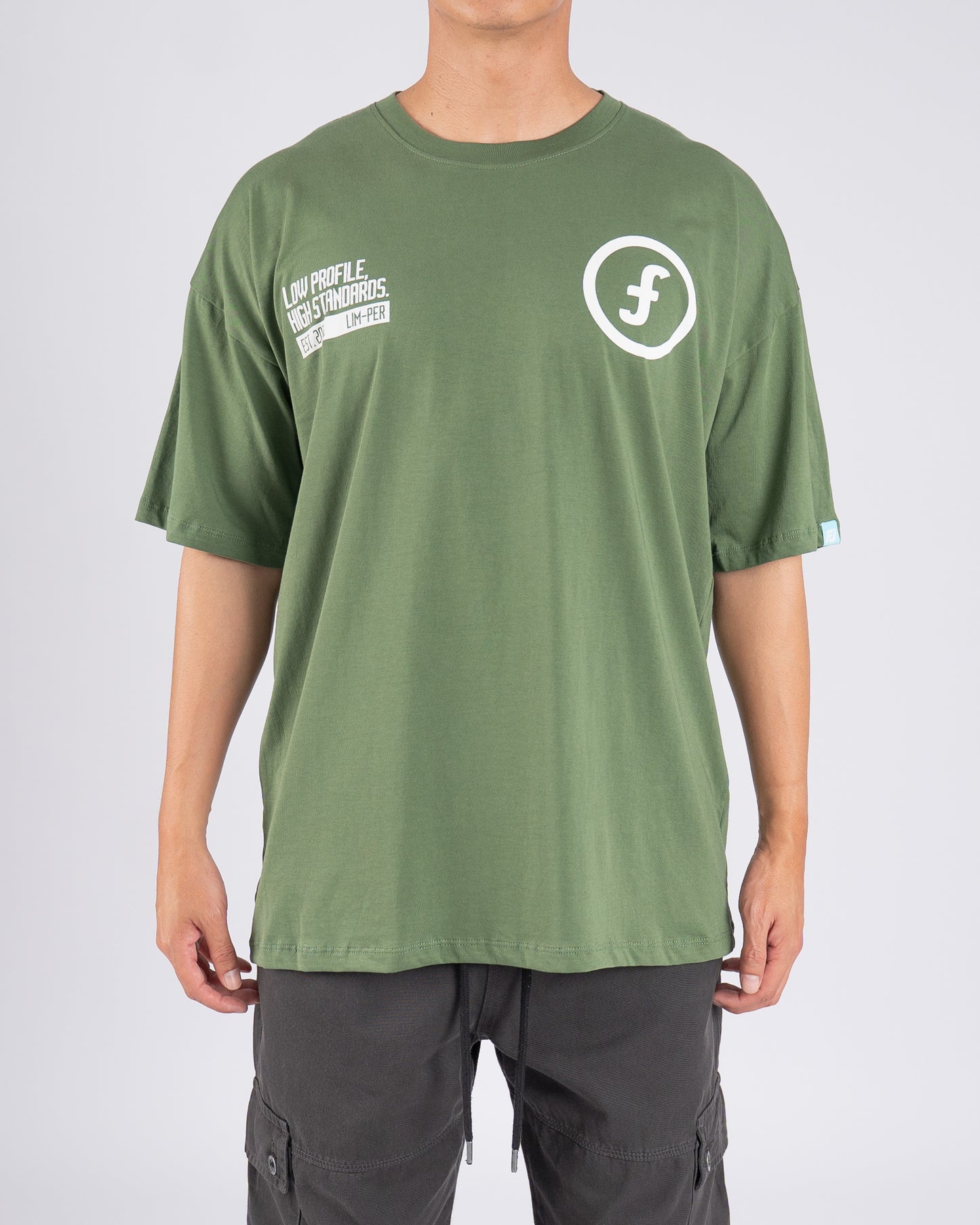 Stamp Oversize Tee Verde