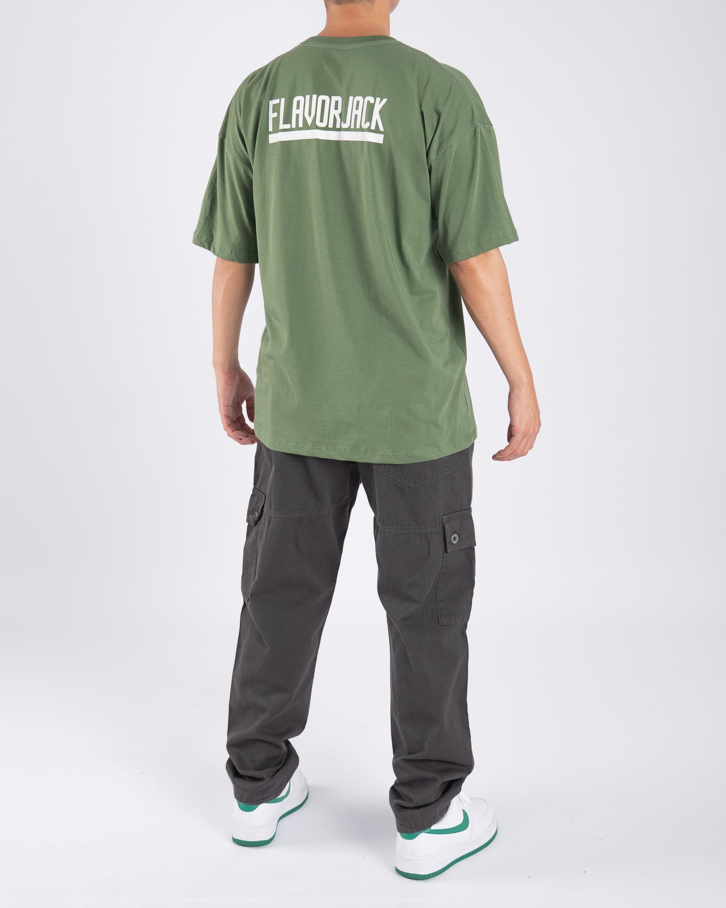 Stamp Oversize Tee Verde