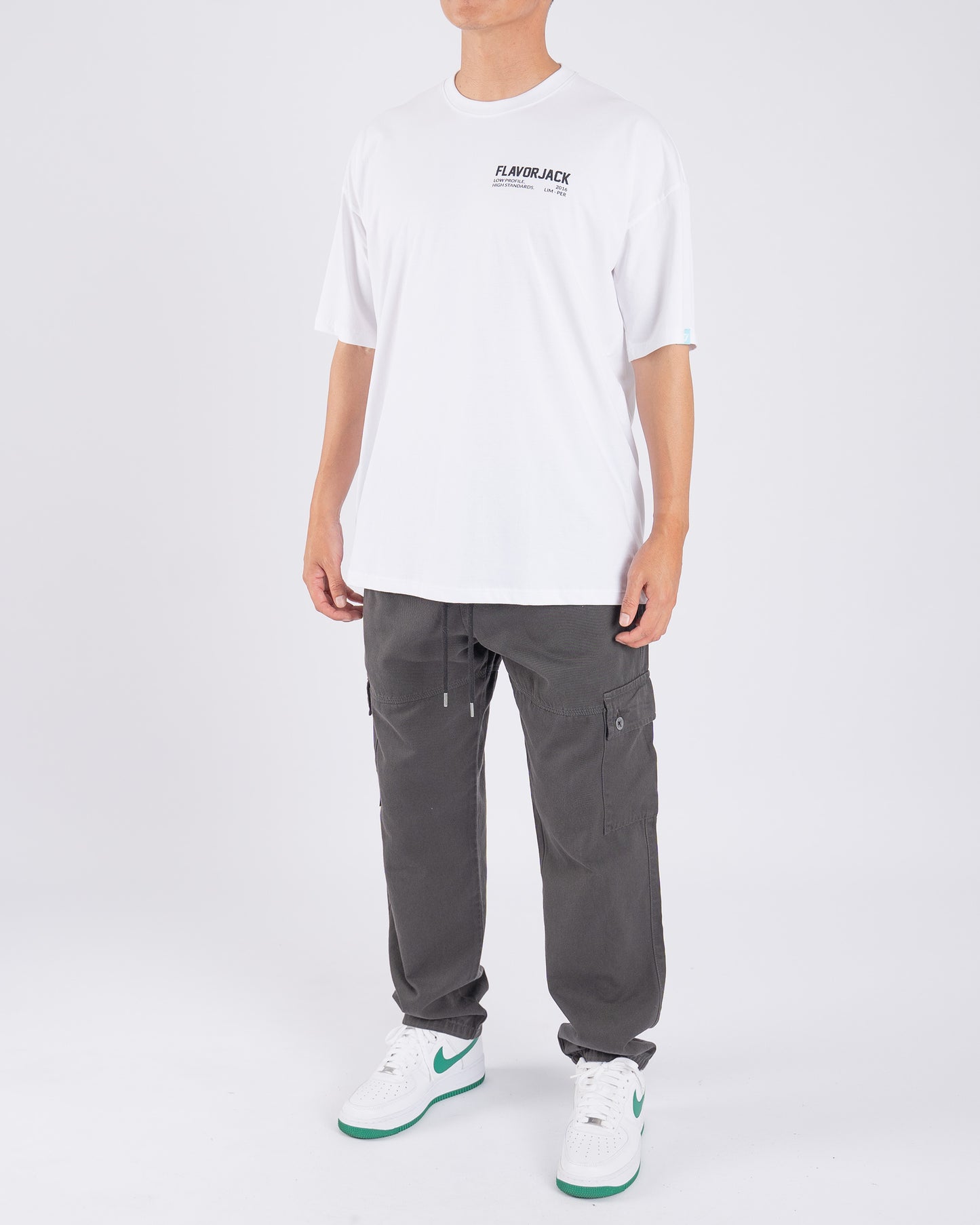 State Oversize Tee Blanco