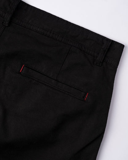 Chino Drill Shorts Negro